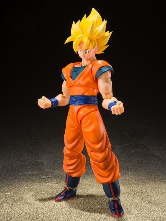 Super Saiyan Full Power Son Goku - Bandai Tamashii Nations (Dragon Ball Z) action figure collectible [Barcode 045557135386] - Main Image 4