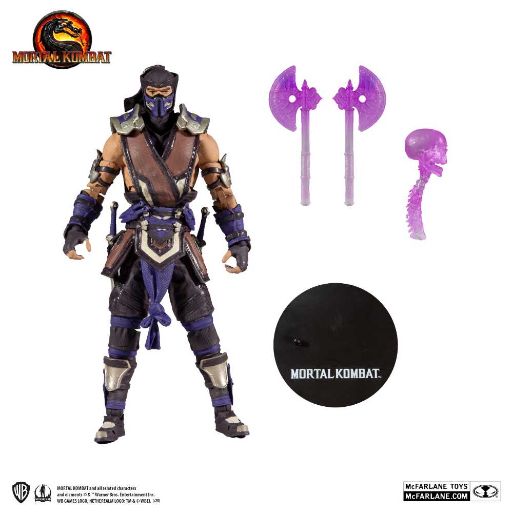Sub-Zero (Winter Purple Skin)  (Mortal Kombat 11) action figure collectible - Main Image 4