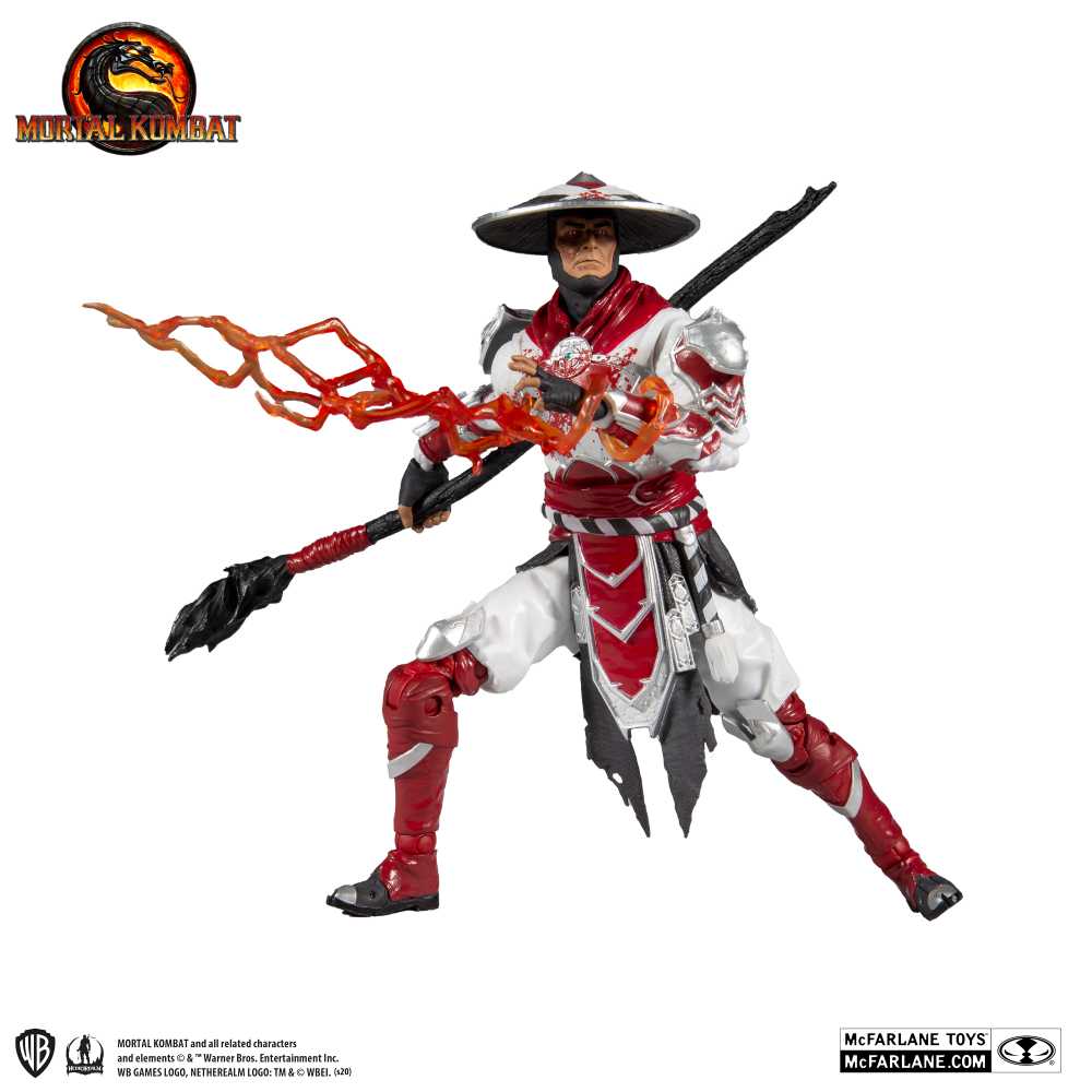 Raiden (Bloody White-Hot Fury Skin) - McFarlane Toys (Mortal Kombat 11) action figure collectible - Main Image 2