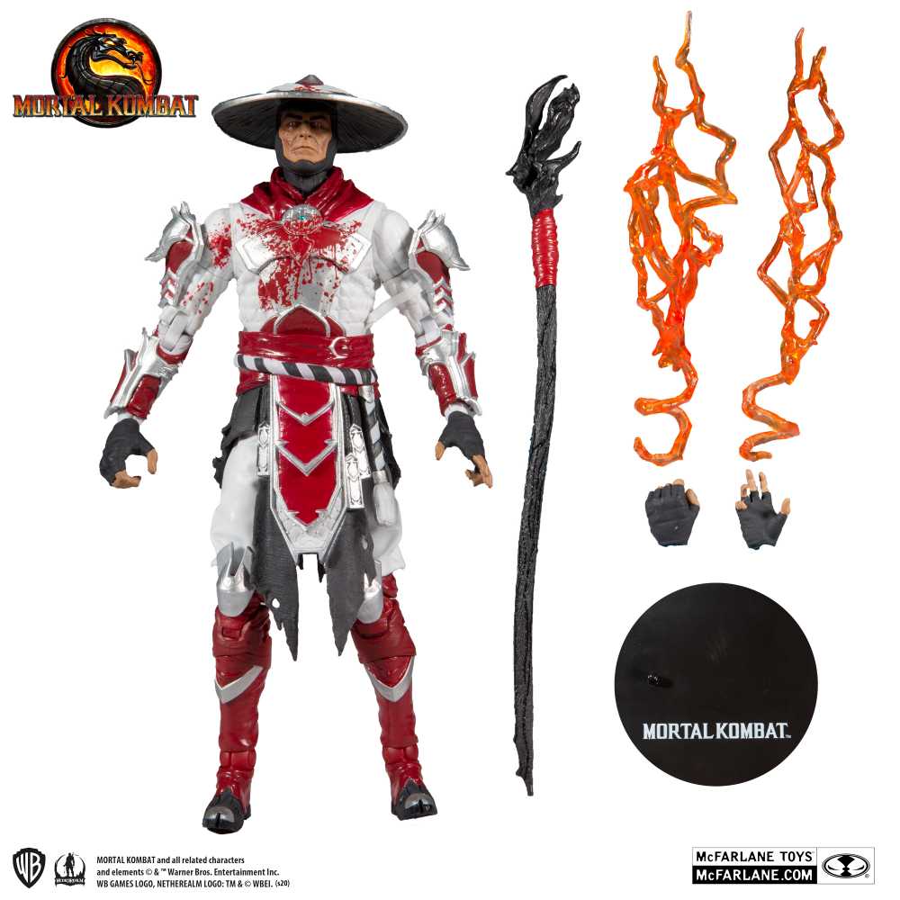 Raiden (Bloody White-Hot Fury Skin) - McFarlane Toys (Mortal Kombat 11) action figure collectible - Main Image 4