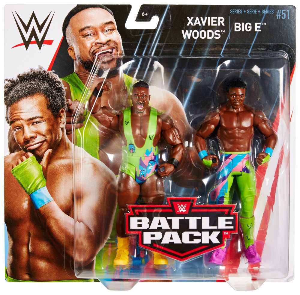 Big E & Xavier Woods - Mattel (Battle Pack) action figure collectible - Main Image 2