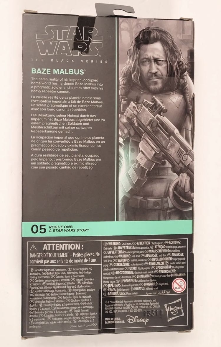 Baze Malbus TBS [P4] RO05 (Fan Channel Exclusive) - Hasbro (Rogue One: A Star Wars Story) action figure collectible - Main Image 2