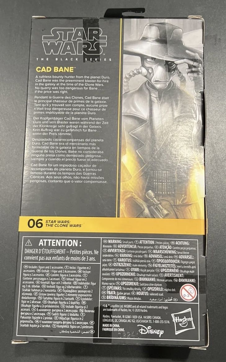 Cad Bane TBS [P4] TCW06 - Hasbro (Star Wars: The Clone Wars) action figure collectible - Main Image 2