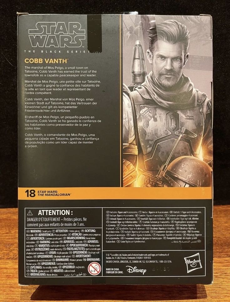 Cobb Vanth TBS [P4] TM18 (Fan Channel Exclusive) - Hasbro (Star Wars: The Mandalorian) action figure collectible - Main Image 2