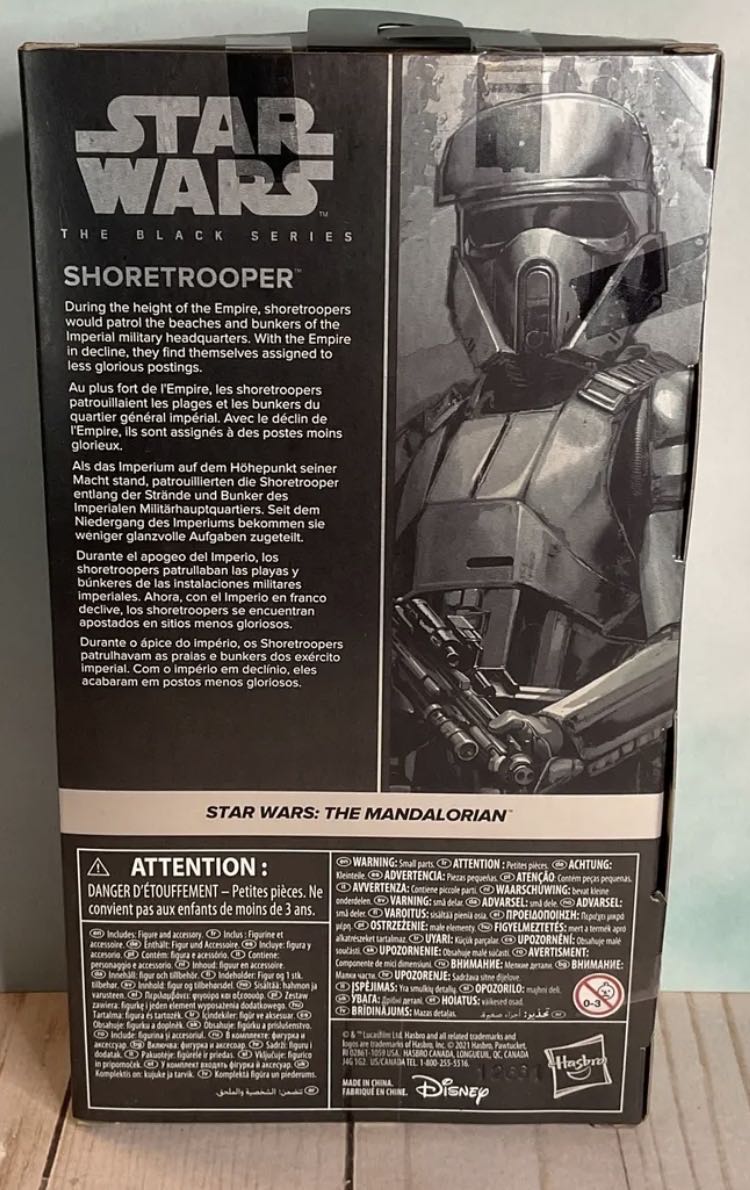 Shoretrooper (Carbonized) TBS [P4] (Target Exclusive) - Hasbro (Star Wars: The Mandalorian) action figure collectible - Main Image 2