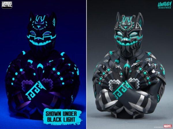 Black Panther. Untruly Industries. Urban Aztec. Marvel - Unruly Industries (Marvel Urban Aztec) action figure collectible [Barcode 747720259874] - Main Image 3