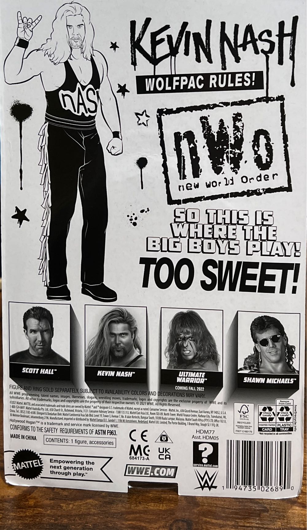 Kevin Nash - Mattel Wwe (WWE) action figure collectible - Main Image 2