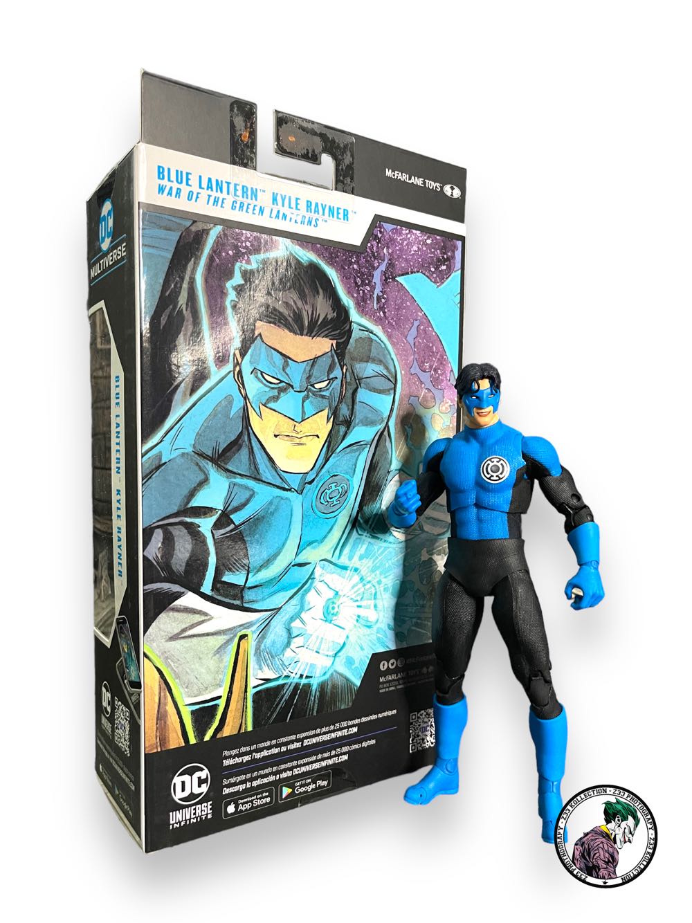 DC Multiverse (GLx40) Blue Lantern - McFarlane Toys (Blackets Night) action figure collectible - Main Image 2