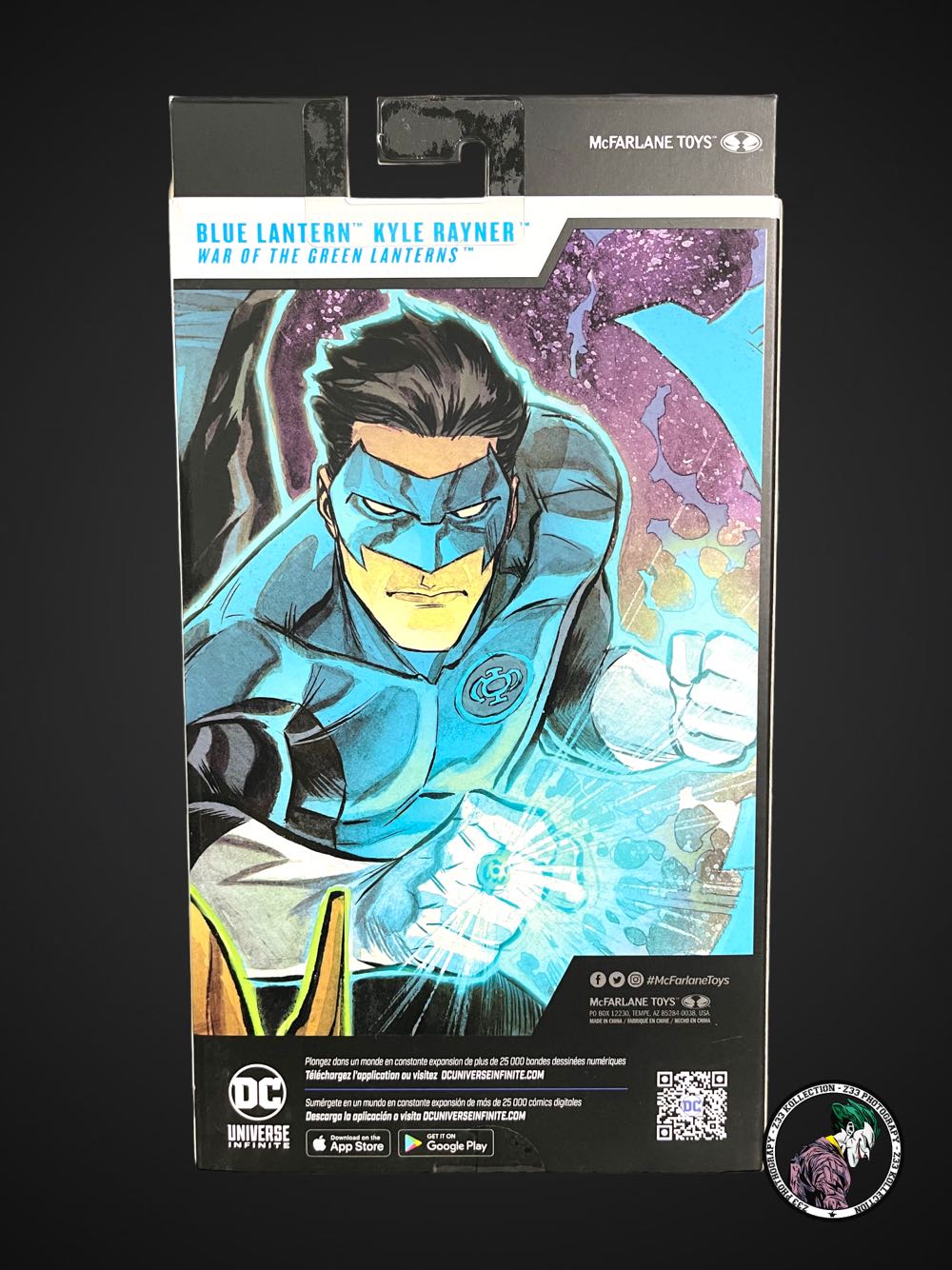 DC Multiverse (GLx40) Blue Lantern - McFarlane Toys (Blackets Night) action figure collectible - Main Image 4