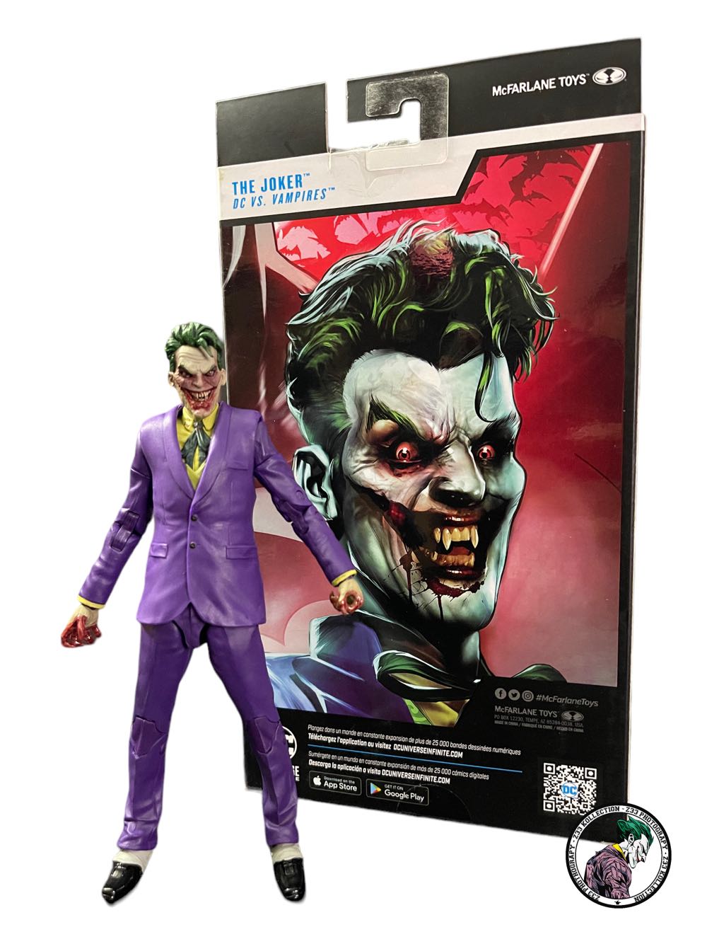 DC Multiverse (GLx43) The Joker - McFarlane Toys (DC vs. Vampires) action figure collectible - Main Image 3
