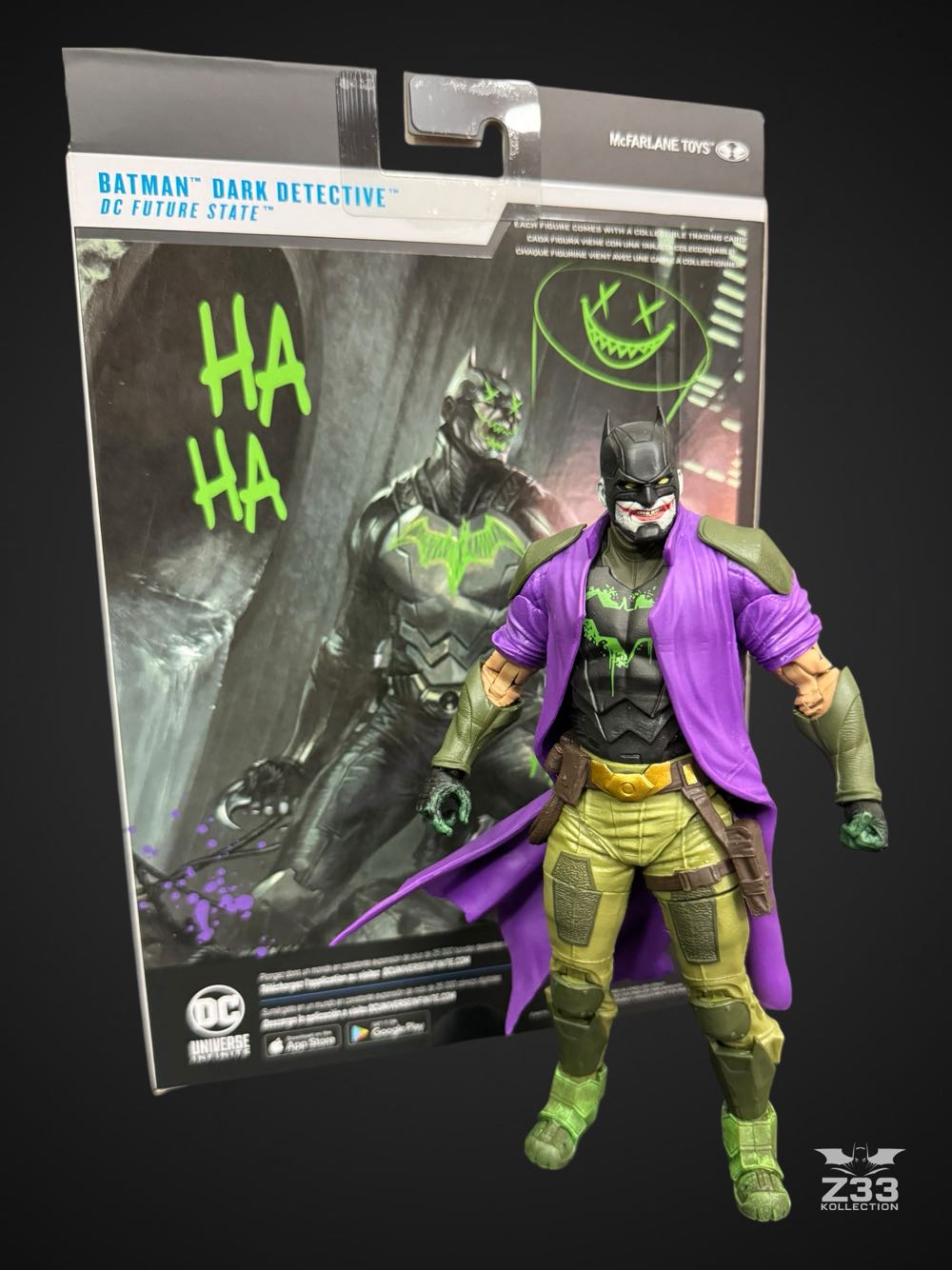 DC Multiverse (JVx01) Batman Dark Detective - McFarlane Toys (Jokerized) action figure collectible - Main Image 4