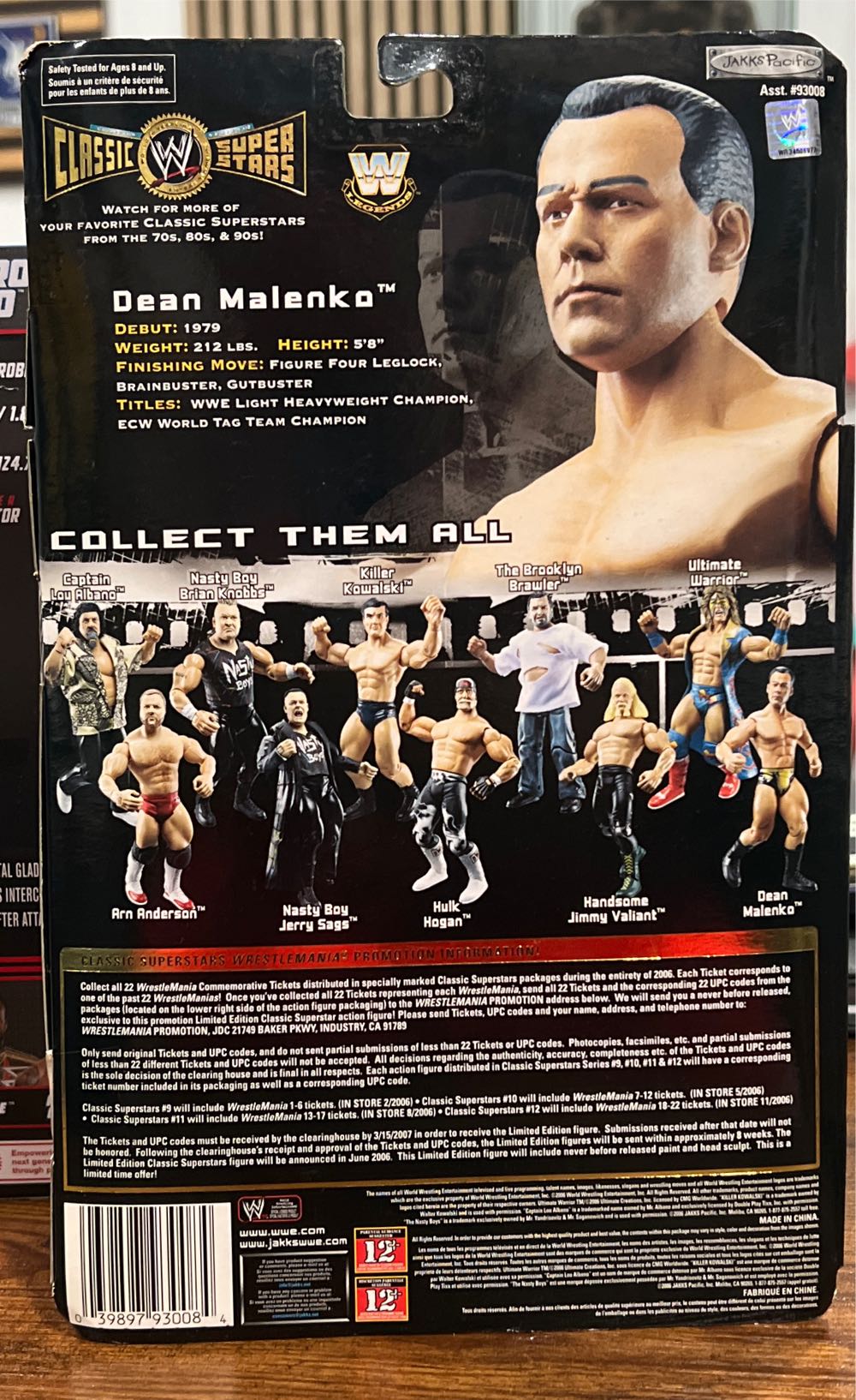 Dean Malenko - Jacks Pacific (WWE) action figure collectible - Main Image 2