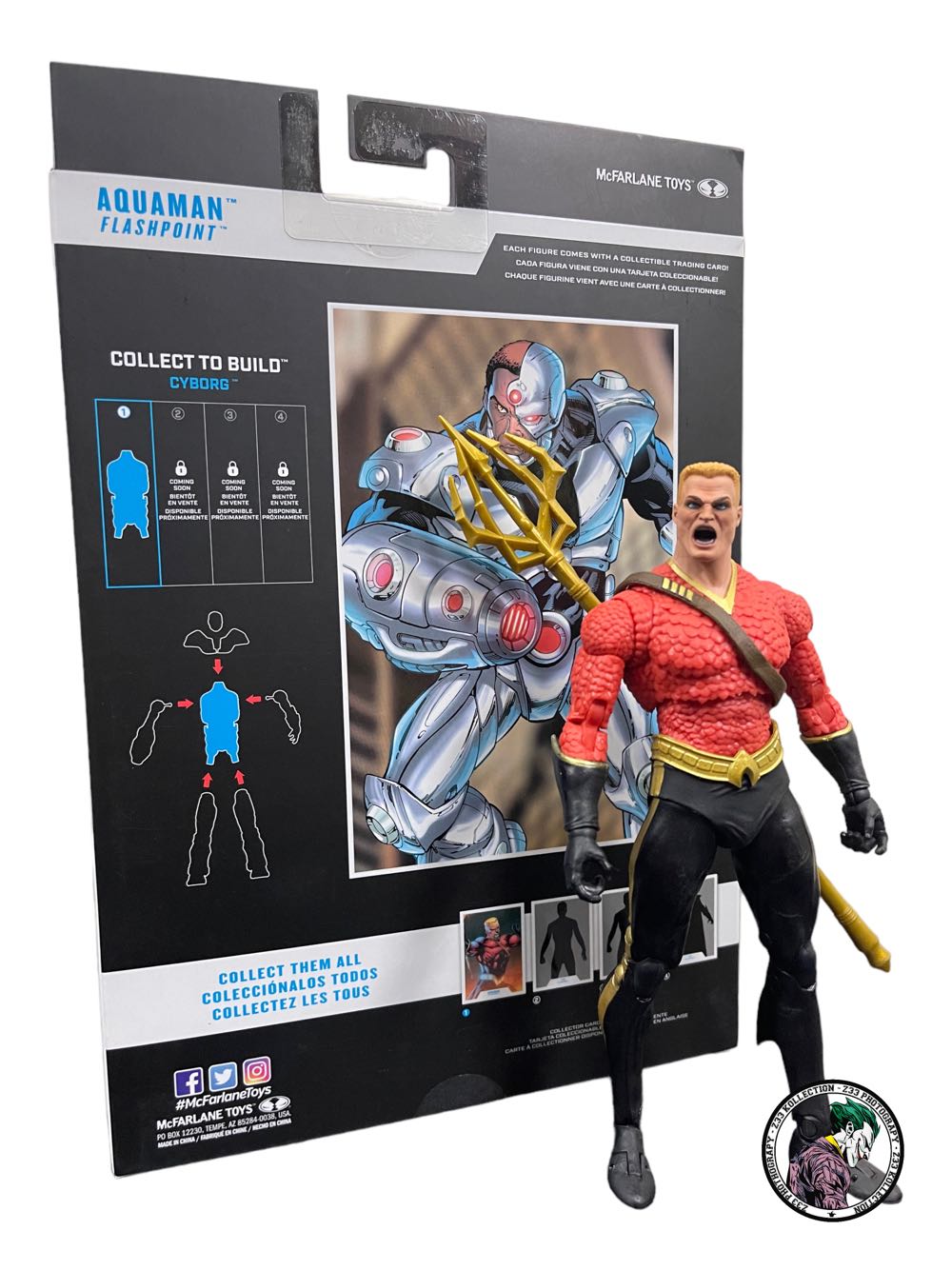 DC Multiverse (CTB12x01) Aquaman - McFarlane Toys (The Flash: Flashpoint) action figure collectible - Main Image 3
