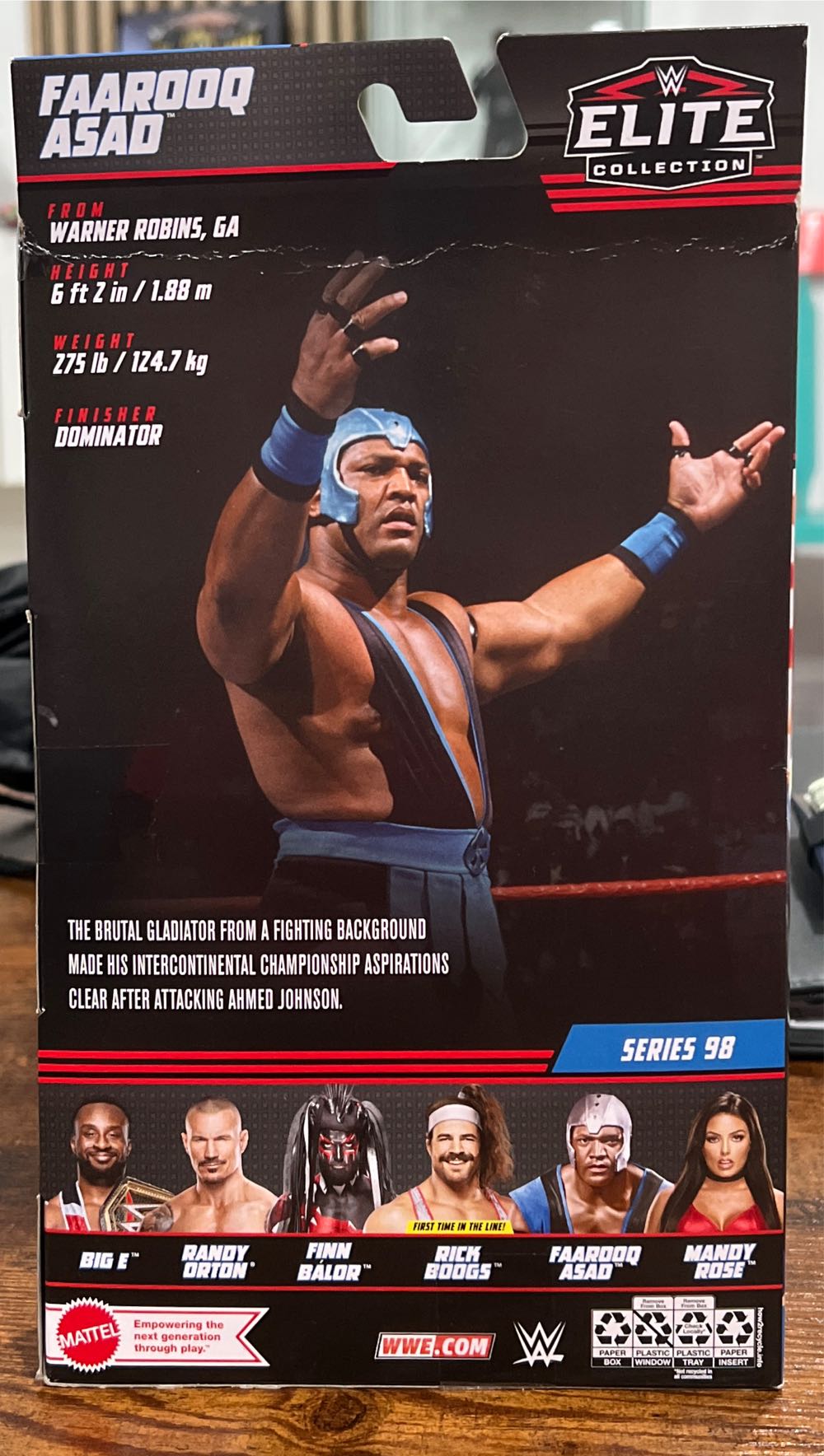 Faarooq Asad - Mattel Wwe (WWE) action figure collectible - Main Image 2