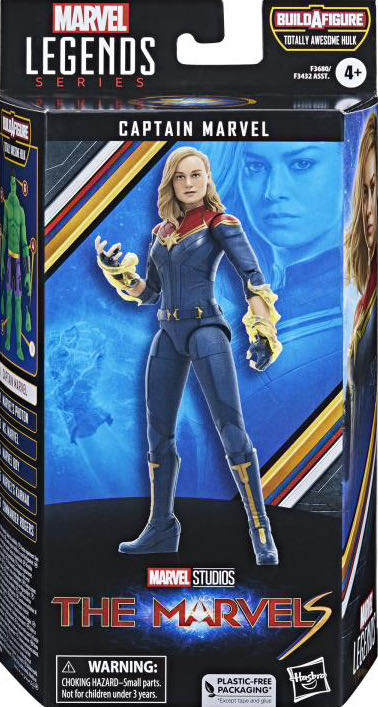 Captain Marvel (MCU) The Marvels - Hasbro - BAF (Hasbro BAF Wave: Totally Awesome Hulk) action figure collectible - Main Image 2