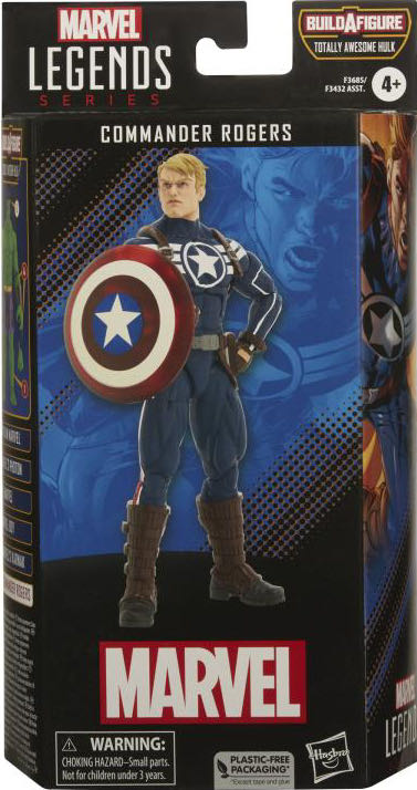 Captain America (Secret Avengers) Commander Rogers - Hasbro - BAF (Hasbro BAF Wave: Totally Awesome Hulk) action figure collectible - Main Image 2