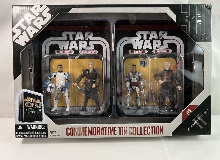 Count Dooku EP II AOTC TAC Commemorative Tin Collection, 2 Of 6 - Hasbro (Star Wars Episode II Attack of the Clones) action figure collectible - Main Image 3