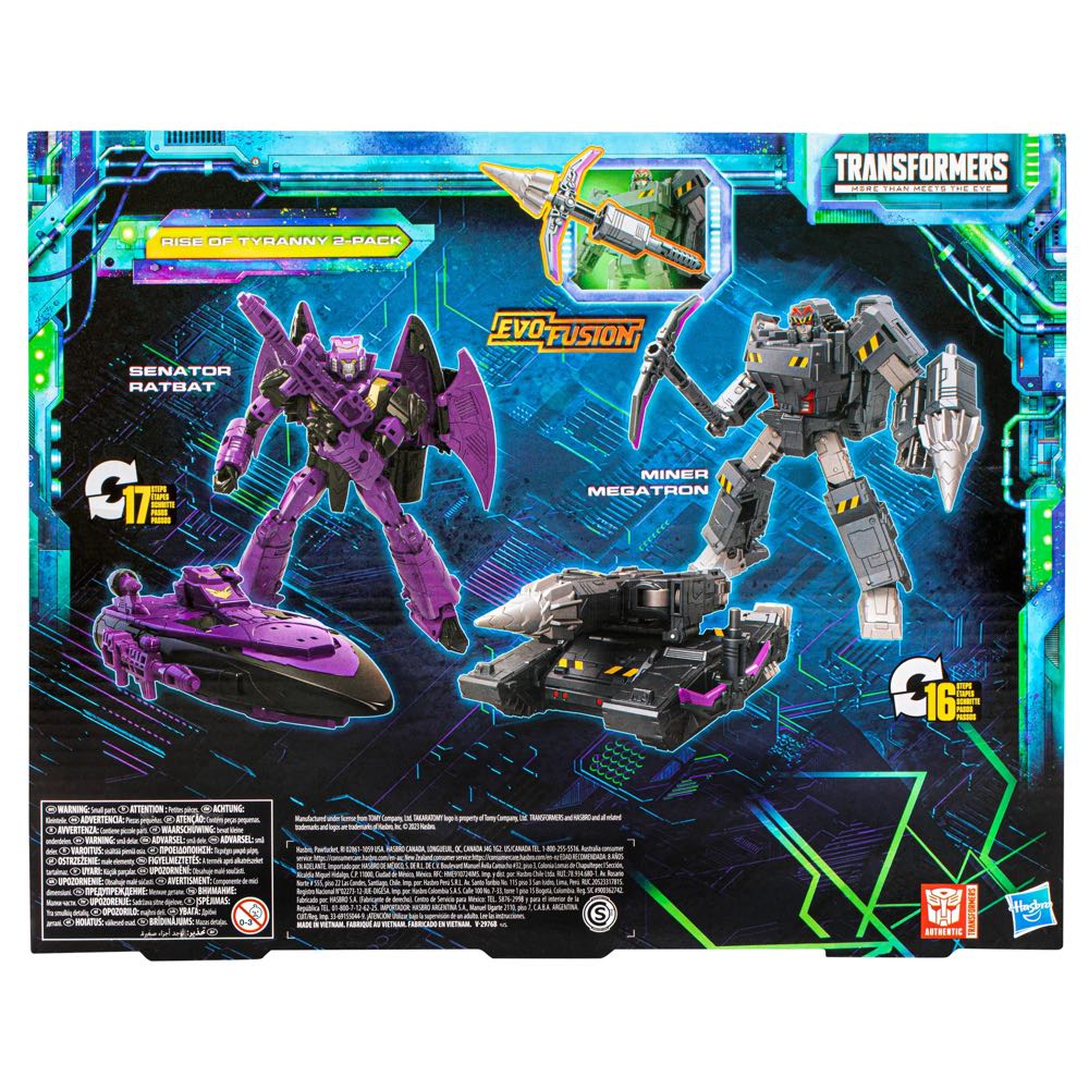Miner Megatron & Senator Ratbat - Hasbro (Transformers Legacy) action figure collectible [Barcode 5010996123114] - Main Image 4