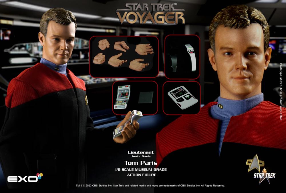 EXO-6 Star Trek Voyager Lieutenant JG Tom Paris - EXO-6 (Tom Paris) action figure collectible - Main Image 2