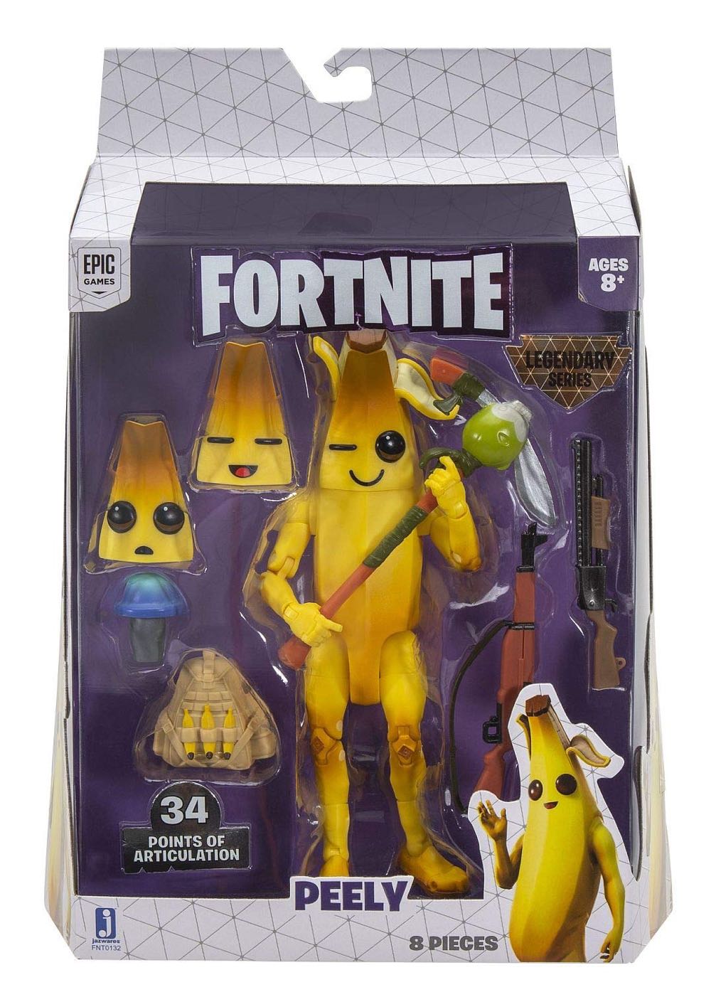 Fortnite: Peely - Jazwares (Fortnite: Legendary Series) action figure collectible - Main Image 3