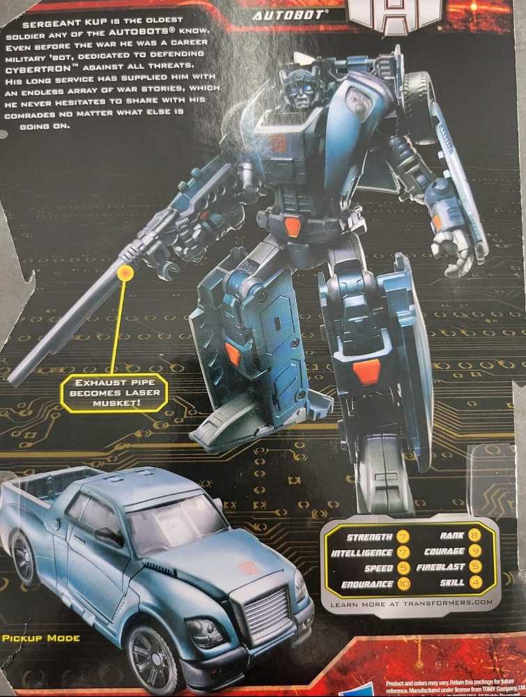 Kup Sergeant 1st Carded - Hasbro (Generations) action figure collectible - Main Image 4