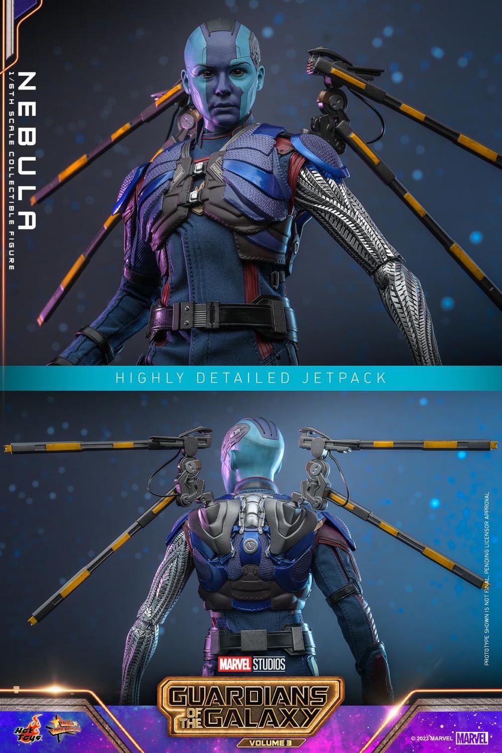 Nebula - Hot Toys (Guardians Of The Galaxy Vol 3) action figure collectible - Main Image 2