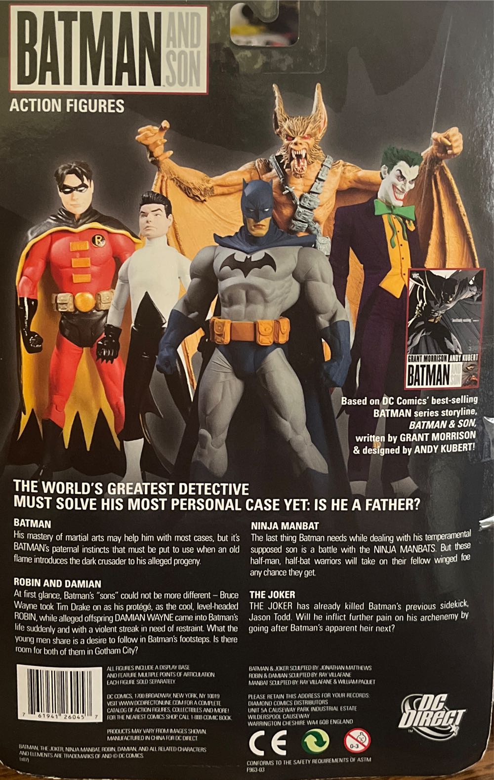 Ninja Manbat - DC Direct (Batman and Son) action figure collectible [Barcode 761941260457] - Main Image 2