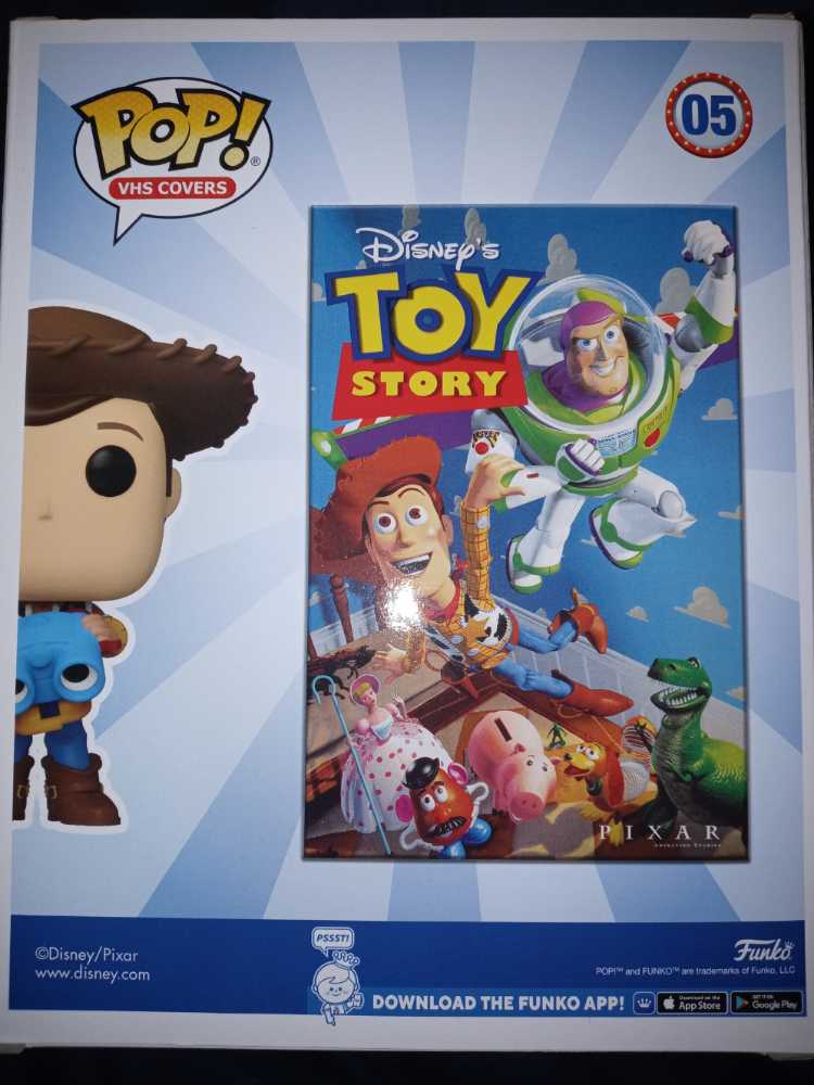 Funko Pop Toy Story Woody #05 VHS - Funko (Funko Pop! VHS Covers) action figure collectible [Barcode 889698623322] - Main Image 2