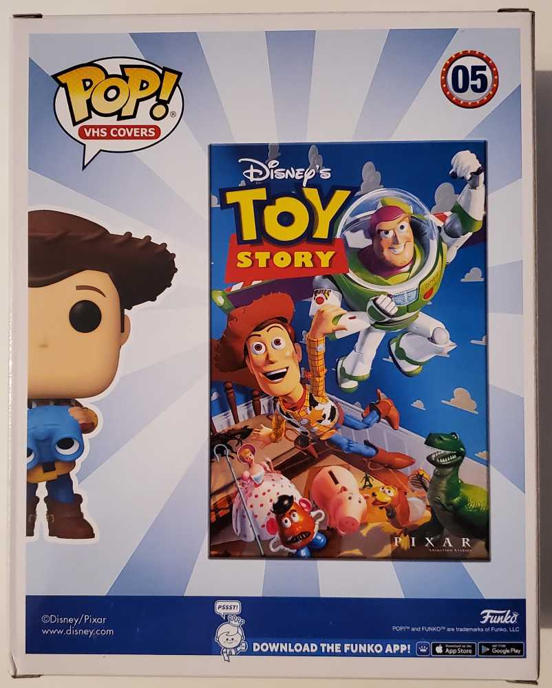 Funko Pop Toy Story Woody #05 VHS - Funko (Funko Pop! VHS Covers) action figure collectible [Barcode 889698623322] - Main Image 4