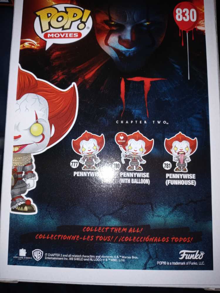 It Chapter 2: Pennywise With Beaver Hat #830 - Funko (IT) (IT (2019)) action figure collectible [Barcode 889698400558] - Main Image 2
