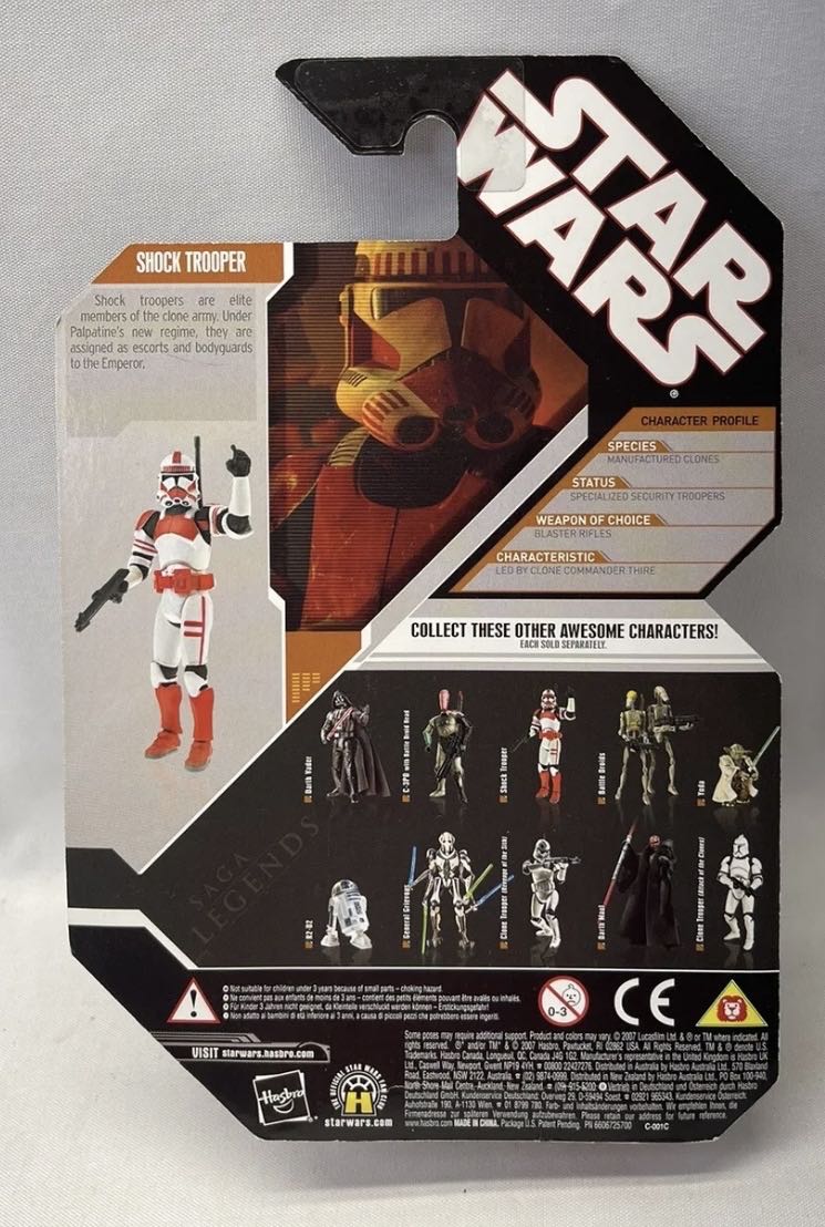 Shock Trooper TAC Saga Legends - Hasbro (Star Wars Episode III: Revenge Of The Sith) action figure collectible - Main Image 2