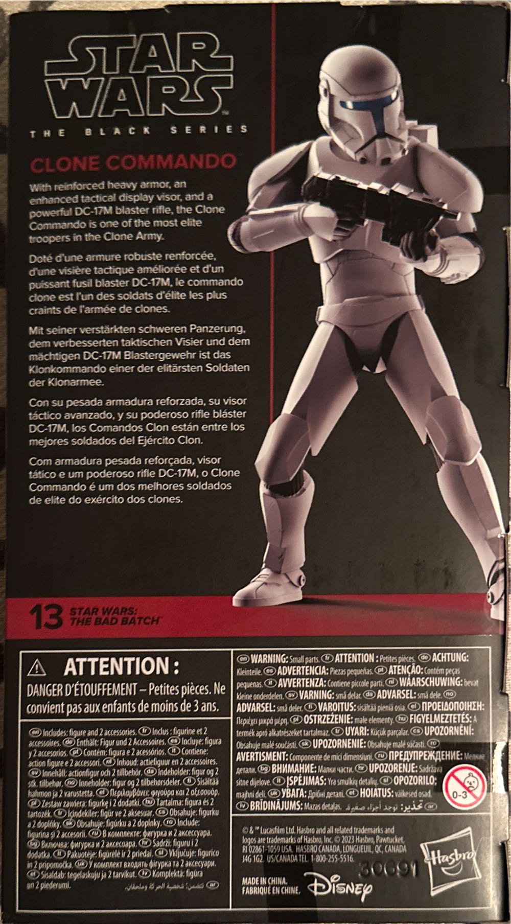 Clone Commando - Hasbro (The Bad Batch) action figure collectible [Barcode 5010996171948] - Main Image 3