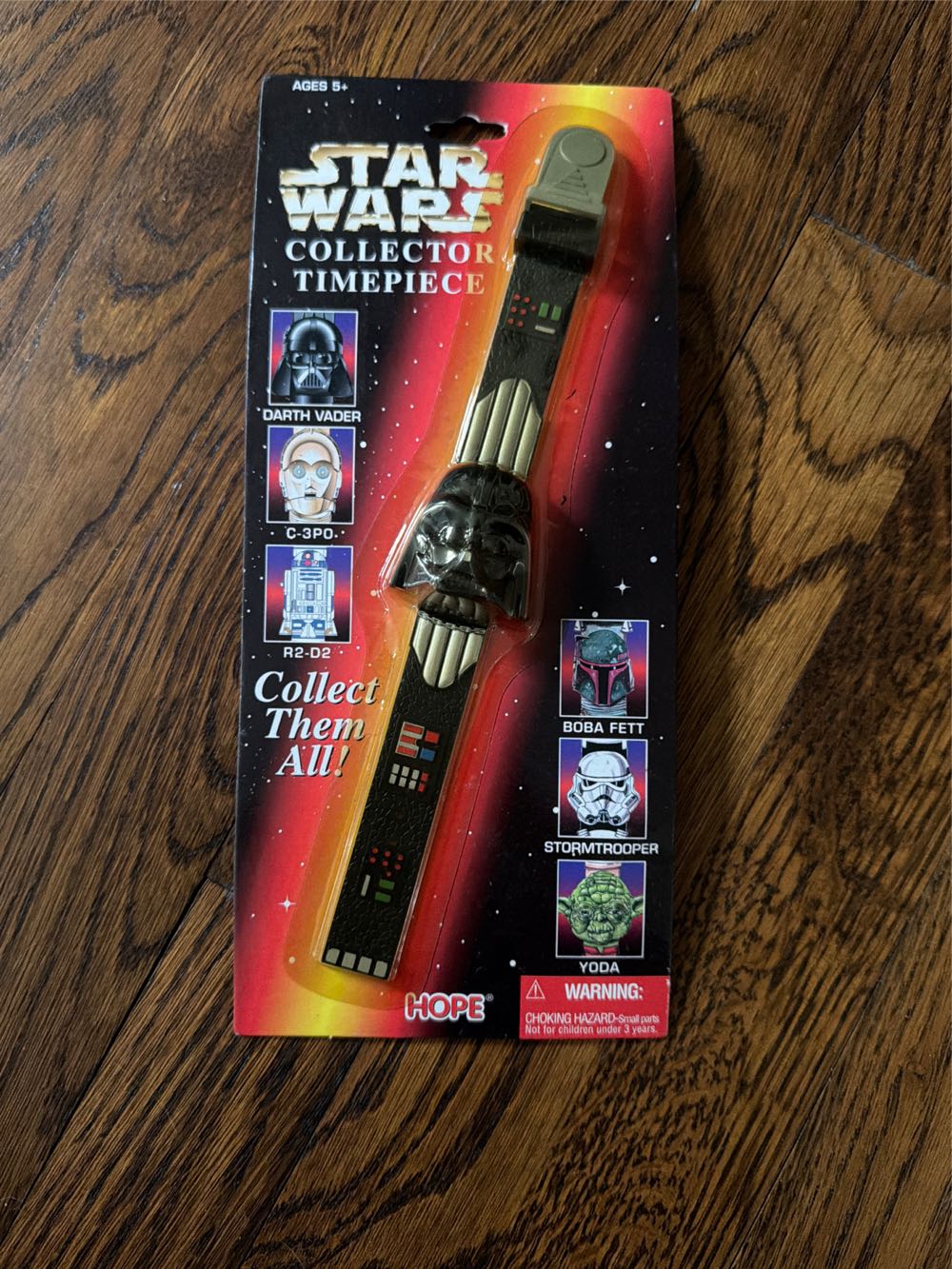Wars Vintage Star Wars Hope Collector Timepiece Wrist Watch Brand New Boba Fett Darth Vader R2  action figure collectible [Barcode 010859970041] - Main Image 2