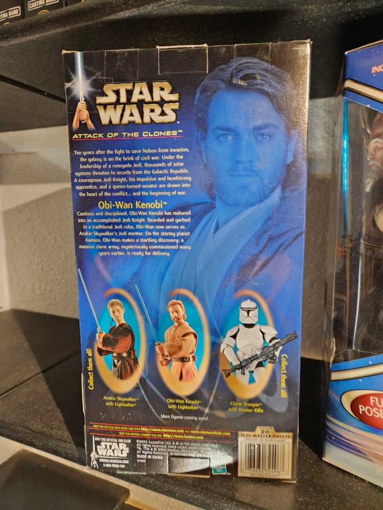 12” Obi Wan Kenobi   (2002-2003 Star Wars Saga) action figure collectible [Barcode 076930324967] - Main Image 2