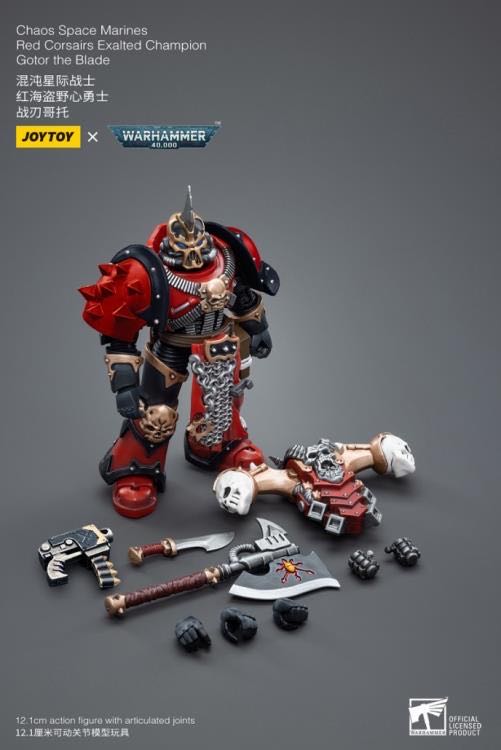 Red Corsairs - Exalted Champion Gotor the Blade - Joy Toy (Warhammer 40K) action figure collectible - Main Image 4