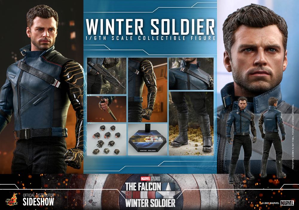 Hot Toys TMS 039 Falcon And The Winter Soldier Bucky Barnes - Hot Toys (Bucky Barnes) action figure collectible - Main Image 2