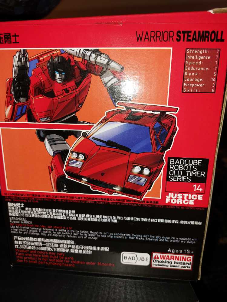 Sideswipe OTS-14 (Steamroll) - Badcube (3rd Party Masterpiece Scale) action figure collectible - Main Image 2