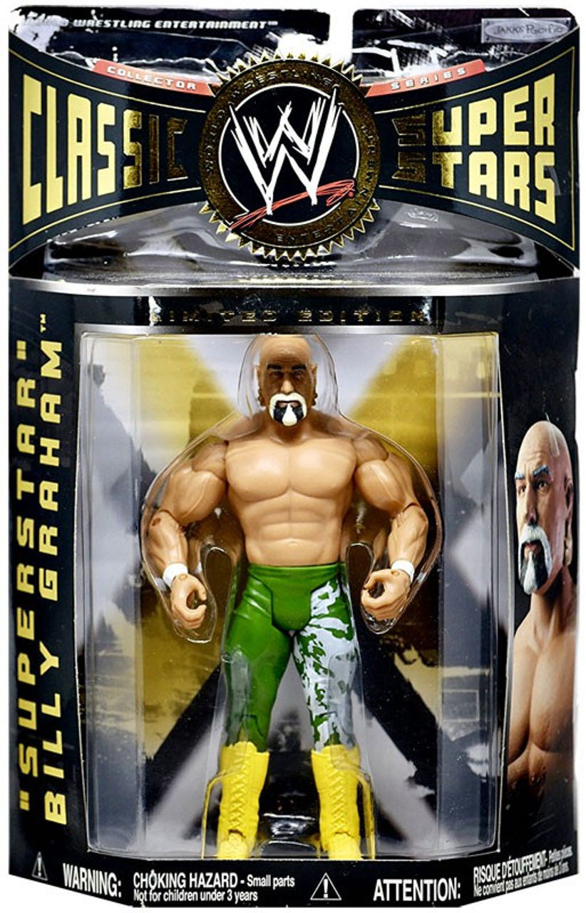 Superstar Billy Graham - WWE Jakks Pacific Classic Superstars (Classic Superstars) action figure collectible - Main Image 1