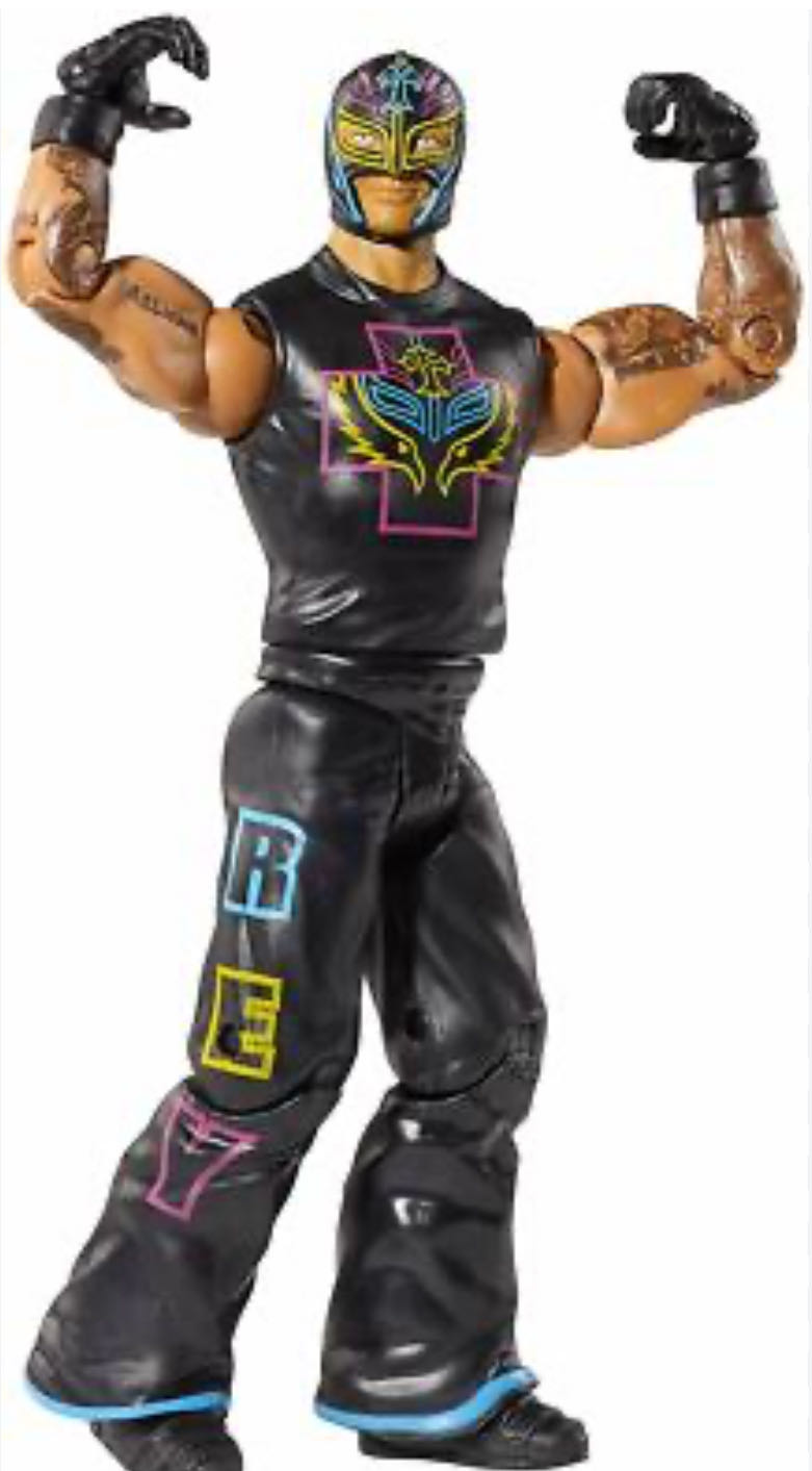 Rey Mysterio - WWE Mattel (WWE Basic (2014) Series 43) action figure collectible - Main Image 3