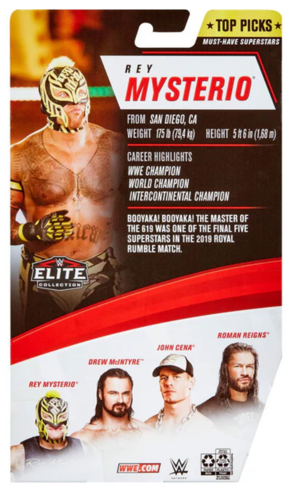 Rey Mysterio - WWE Mattel (WWE Elite Top Picks 2021) action figure collectible - Main Image 2