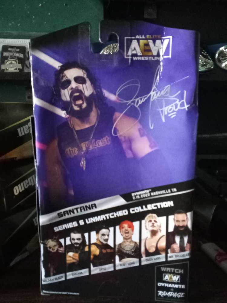 Santana - Jazwares LLC (AEW Unmatched Collection Series 6) action figure collectible [Barcode 191726431435] - Main Image 2
