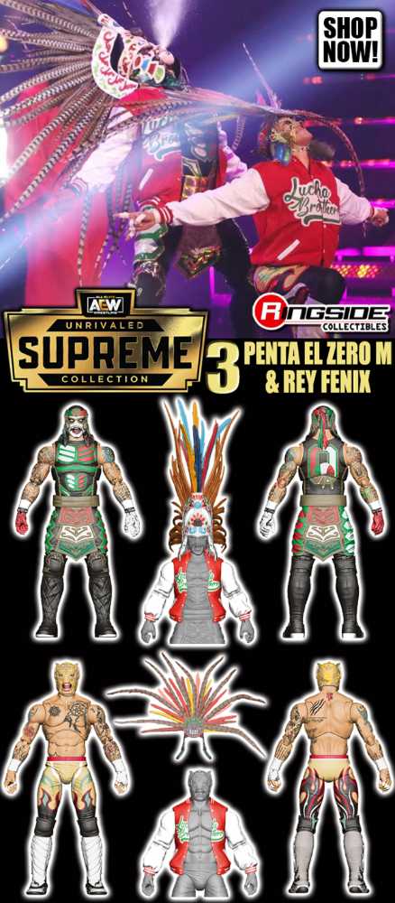 5. Penta El Zero M - Jazwares LLC (AEW Unrivaled Supreme) action figure collectible [Barcode 191726485780] - Main Image 4