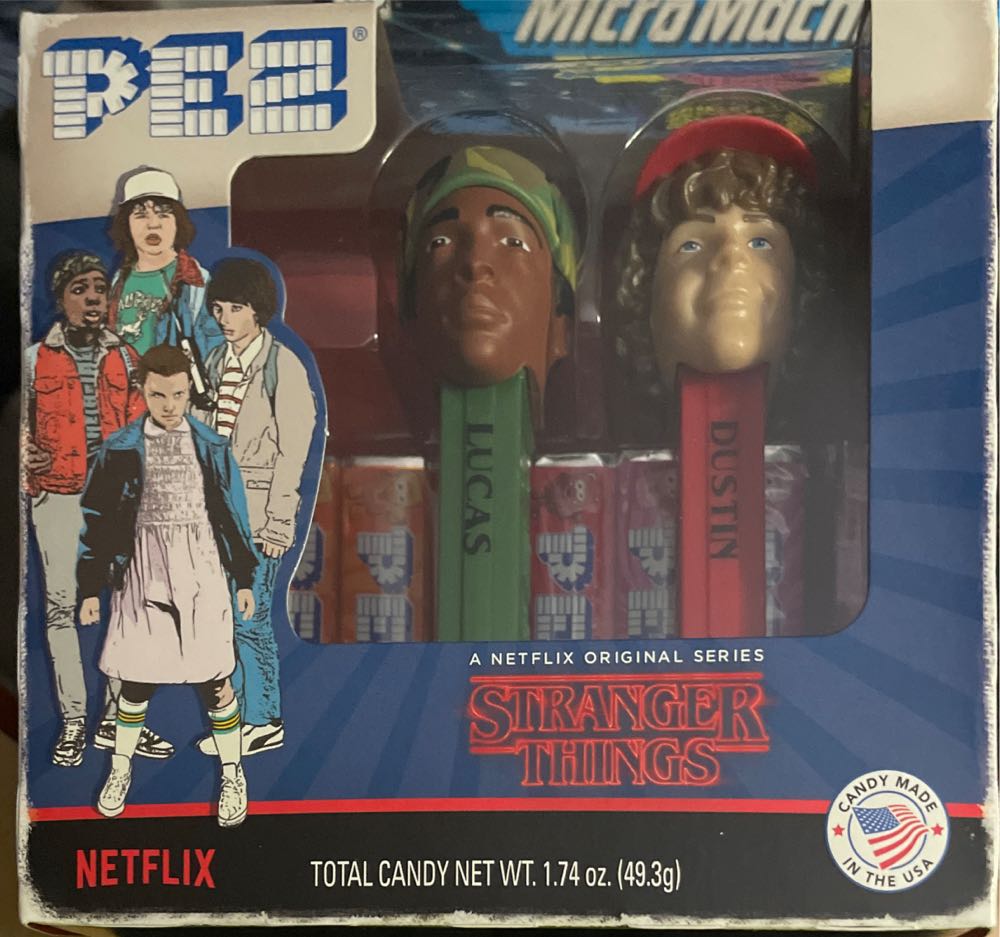 Eleven And Mike, Lucas And Dustin PEZ Dispensers - PEZ (Stranger Things) action figure collectible [Barcode 073621012134] - Main Image 3
