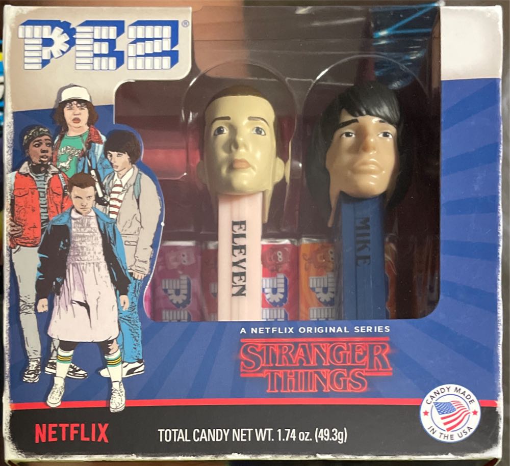 Eleven And Mike, Lucas And Dustin PEZ Dispensers - PEZ (Stranger Things) action figure collectible [Barcode 073621012134] - Main Image 4