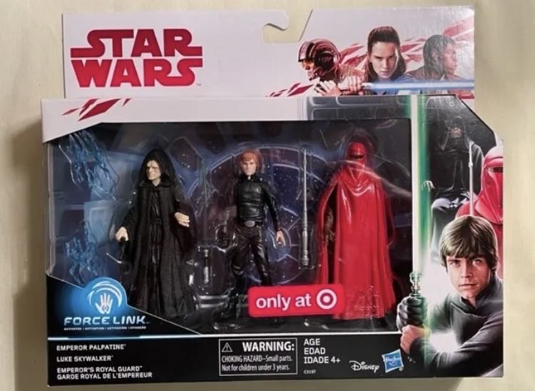 Luke Skywalker TLJ Force Link (ROTJ 3-Pack, Target Exclusive) - Hasbro (Star Wars Episode VI: Return of the Jedi) action figure collectible - Main Image 4