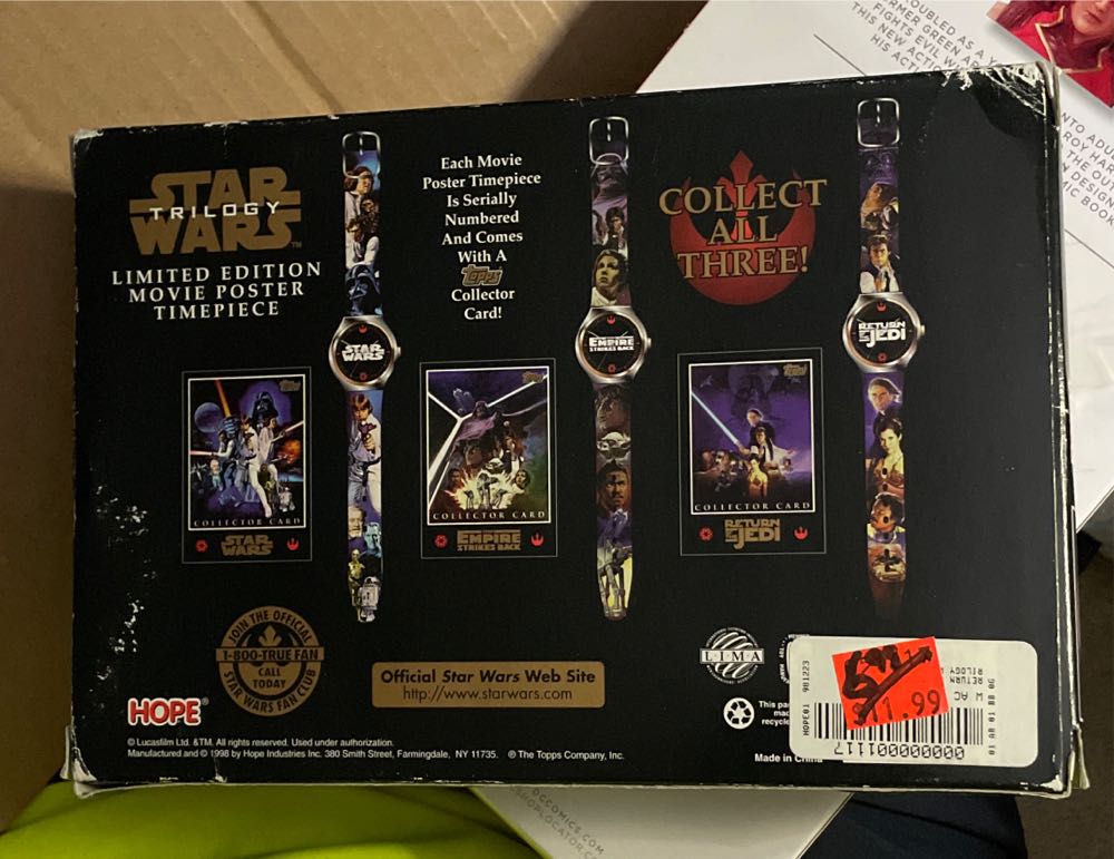 Star Wars Trilogy Movie Poster Timepiece  action figure collectible - Main Image 2