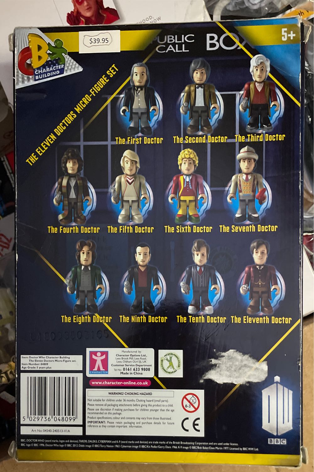 The Eleven Doctors 50th Anniversary Set Who Character Micro Dr Building Doctor 11 Bbc - Character Options (Doctor Who) action figure collectible [Barcode 5029736048099] - Main Image 3