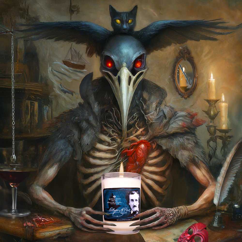 CANDLE: Halloween Witch City Wicks Edgar Allen Poe - Witch City Wicks (Halloween Candles) action figure collectible - Main Image 3