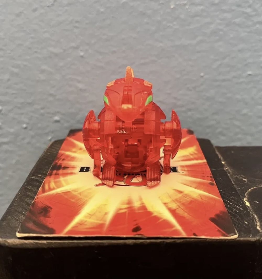 Bakugan Single Head Hydranoid Pyrus Translucent 530G-Power Battle Brawlers  action figure collectible - Main Image 2