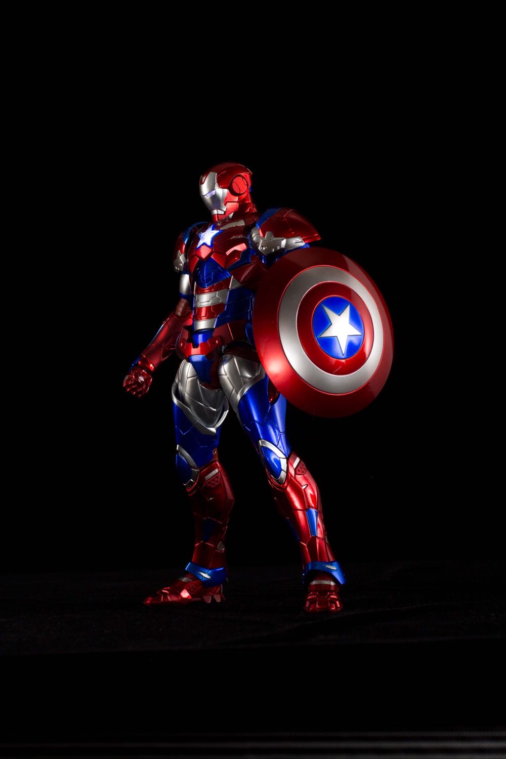 Iron Patriot Designed By Chemical Attack Re:edit Iron Man Sen-ti-nel - SEN-TI-NEL (Marvel Iron Patriot) action figure collectible [Barcode 4291054570786] - Main Image 2